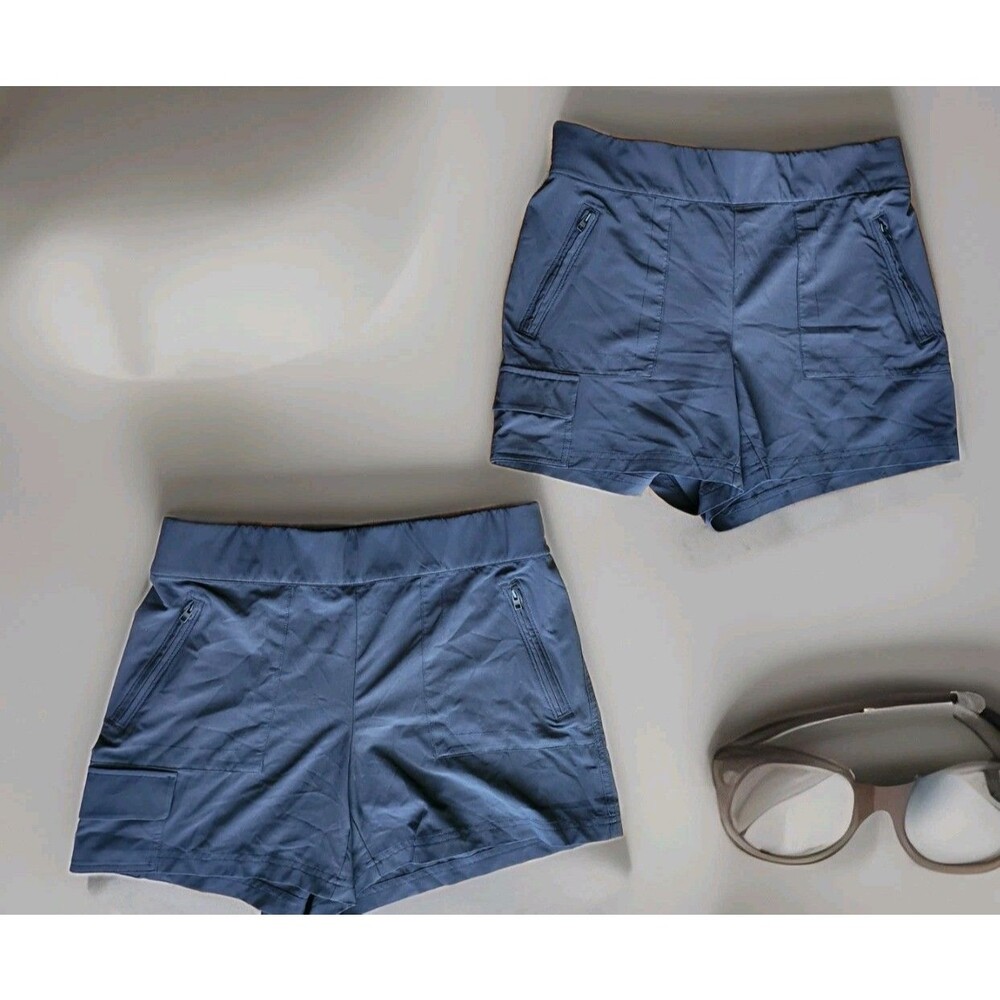 Athleta Bundle 2 Pcs Athletics Women's 5 Pockets Black Shorts 5" Sz 8